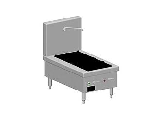 燃氣豎排雙頭矮湯爐 尺寸:700x1200x550+650mm